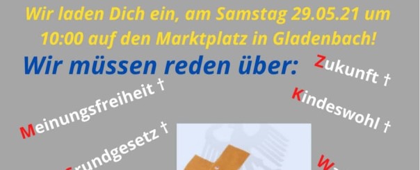 Demo Gladenbach 29.05.2021