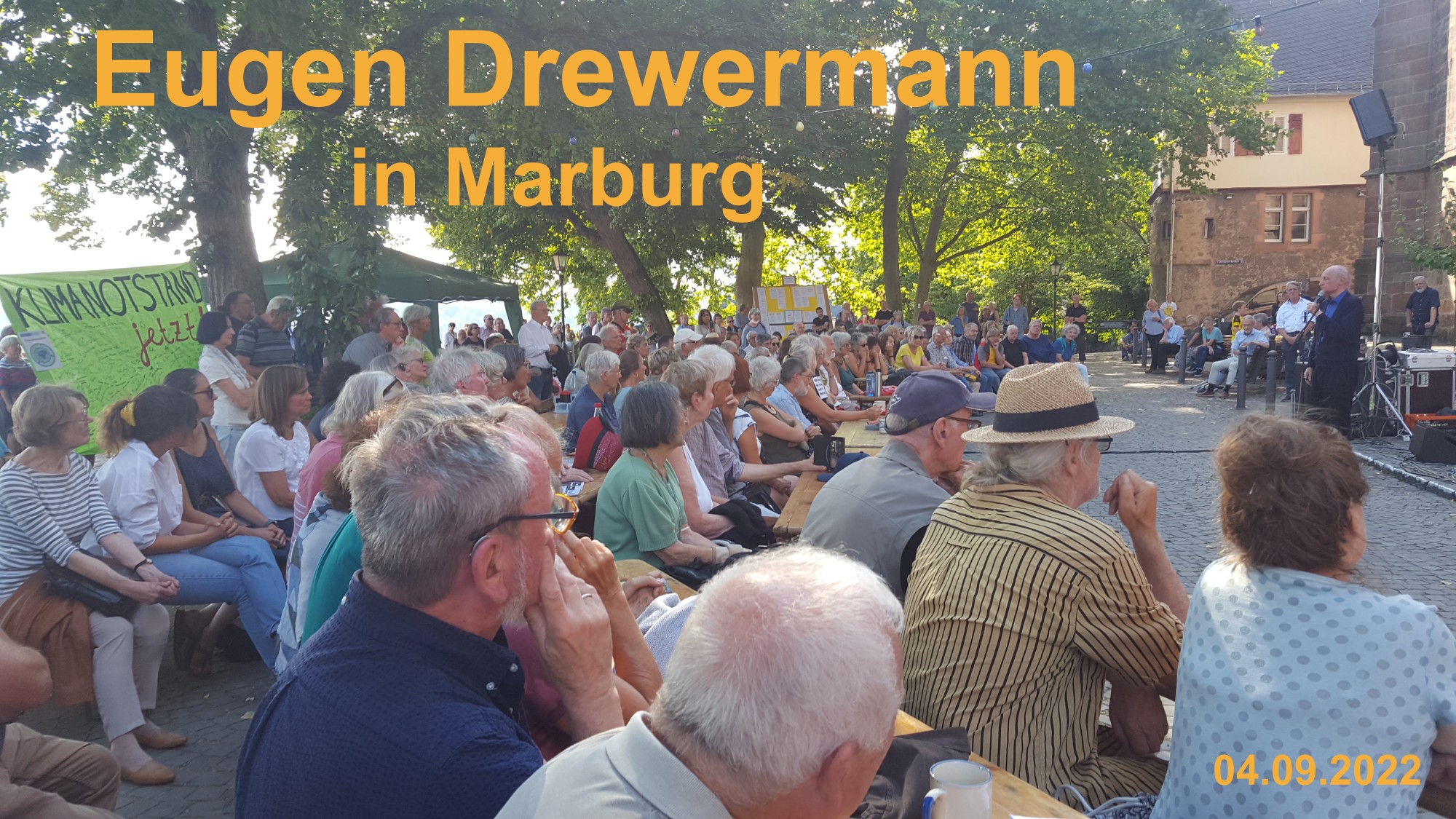 Eugen Drewermann am 04.09.2022 in Marburg
