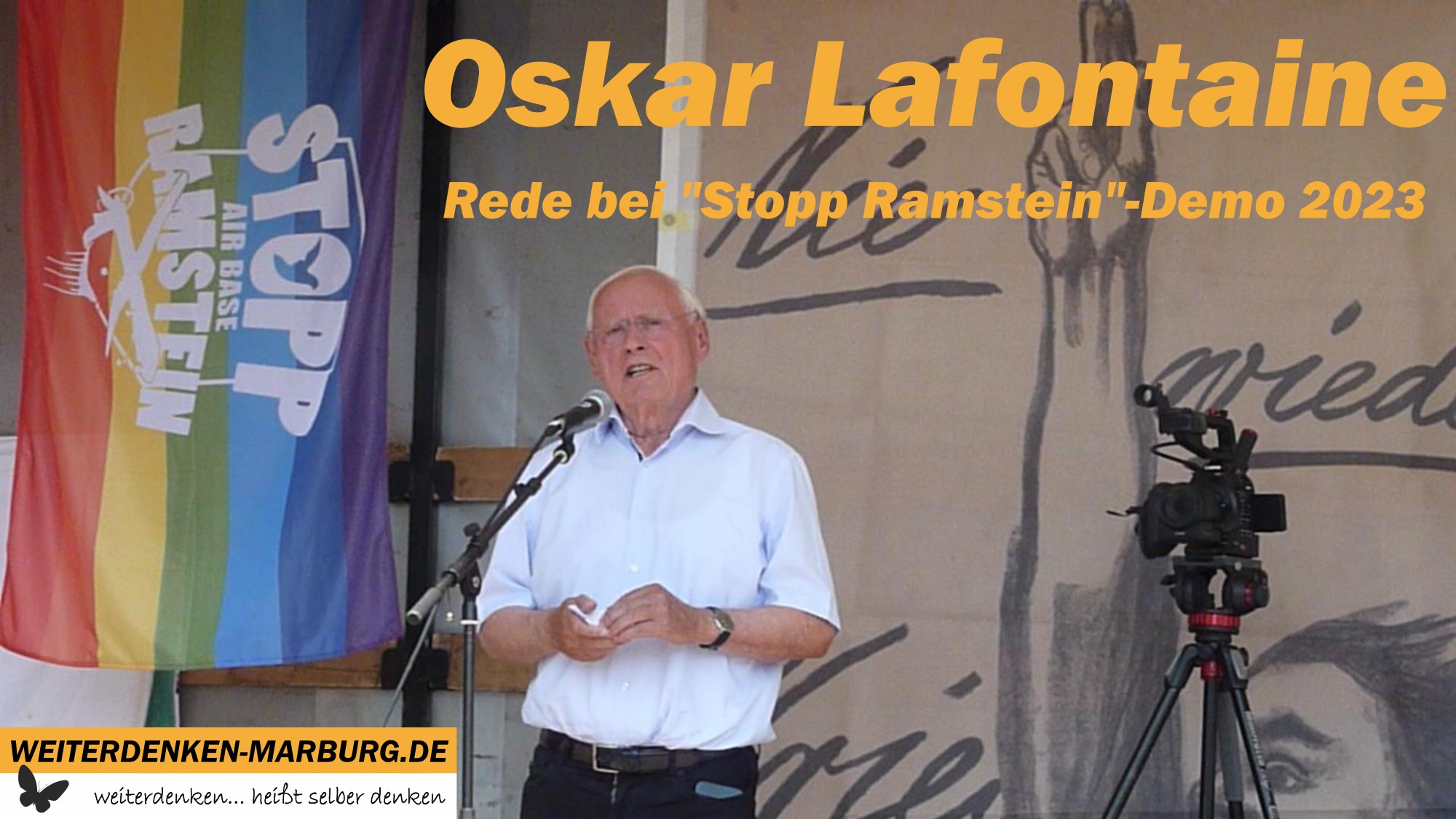 Rede Oskar Lafontaine in Ramstein 2023