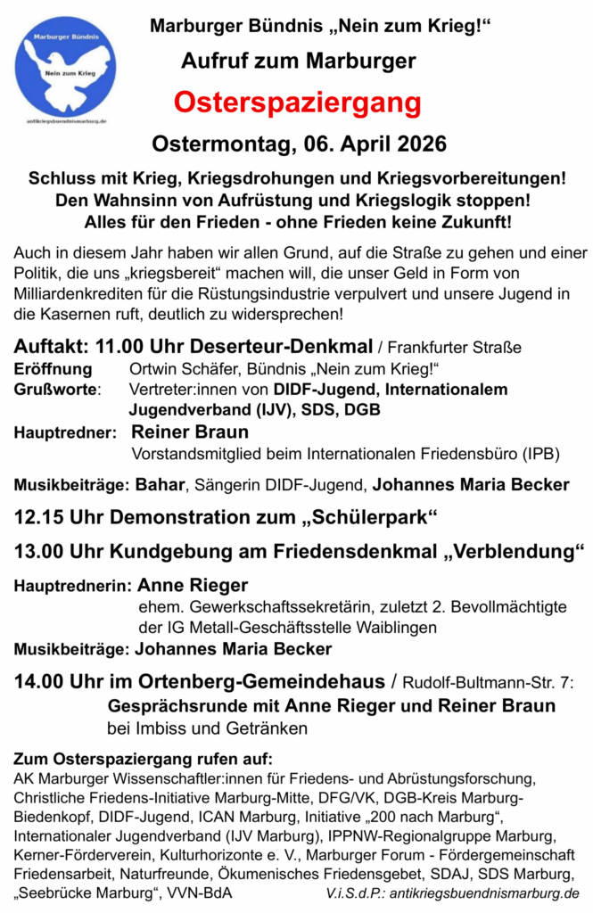 Osterspaziergang 06.04.2026 Marburg